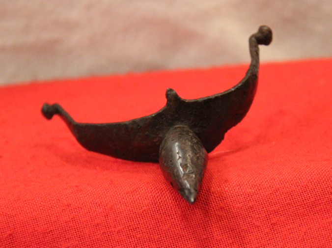 A Fine & Rare Original Heavy Grade Imperial Roman Legionary Cavalry Officer's Iron Prick Spur 1st - 2nd Century A.D From Emperors Augustus, Tiberius, Caligula, Claudius & Nero to The Era Of Emperors Trajan & Hadrian