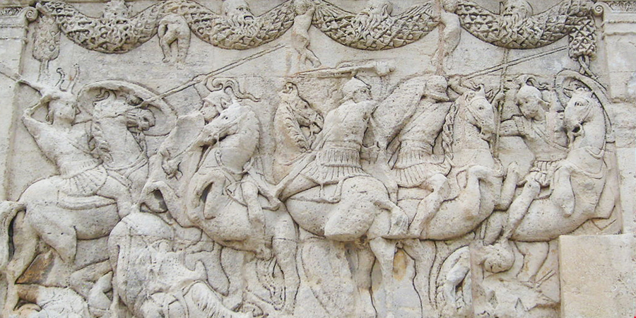 A Fine & Rare Original Heavy Grade Imperial Roman Legionary Cavalry Officer's Iron Prick Spur 1st - 2nd Century A.D From Emperors Augustus, Tiberius, Caligula, Claudius & Nero to The Era Of Emperors Trajan & Hadrian