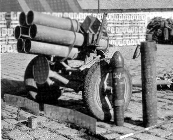 A Fabulous and Extremely Scarce, Original, WW2 German Third Reich 'Nebelwerfer 41' Un-Fired or Failed Detonation Rocket. D-Day 'Operation Overlord' Vintage