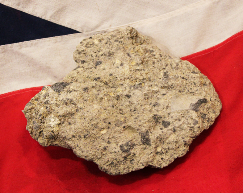 14 Million Year Old Meteorite Rock, Impactite (Suevite) of Nordlingen Ries Now Understood To Possibly Be The Closest Match to the Surface of Mars on Earth. Likely The Most Intriguing Conversation Piece & Geological Collectors Item Available Today