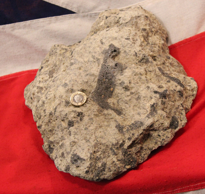 14 Million Year Old Meteorite Rock, Impactite (Suevite) of Nordlingen Ries Now Understood To Possibly Be The Closest Match to the Surface of Mars on Earth. Likely The Most Intriguing Conversation Piece & Geological Collectors Item Available Today