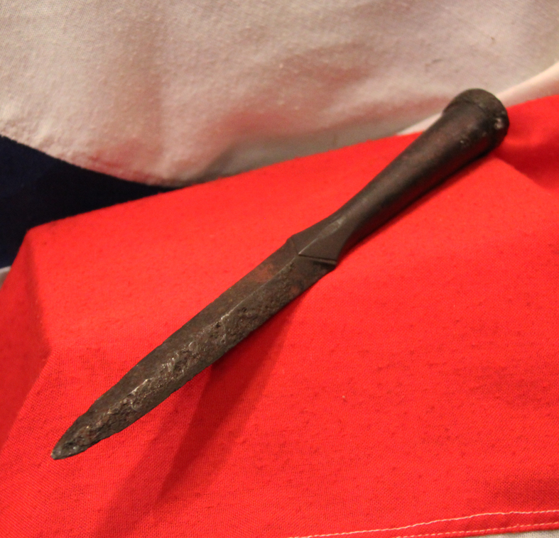 A Most Powerful Rare Romano-Frankish Iron Socket Spear 1900 to 1500 Years Old. A Stunning Original Antiquity Of Great Heft & Presence, This Would Make A Fabulous Addition or Any Collection of Ancient Roman Empire Artifacts From The Era Of Emperor Commodus