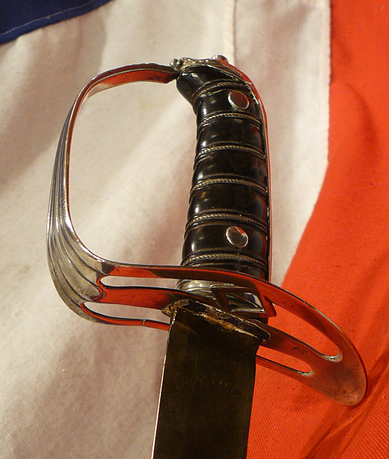 A Stunning Solid Silver Napoleonic Cavalry Officer's Sabre 1796.-1803. It Is Exceptionally Rare To Ever See a Solid Silver Hilted Version of the Napoleonic Wars Period Light Dragoon Officer’s Sabre