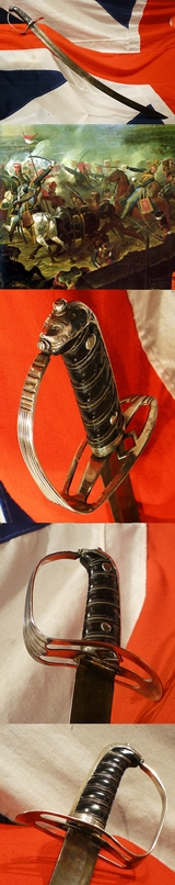 A Stunning Solid Silver Napoleonic Cavalry Officer's Sabre 1796.-1803. It Is Exceptionally Rare To Ever See a Solid Silver Hilted Version of the Napoleonic Wars Period Light Dragoon Officer’s Sabre