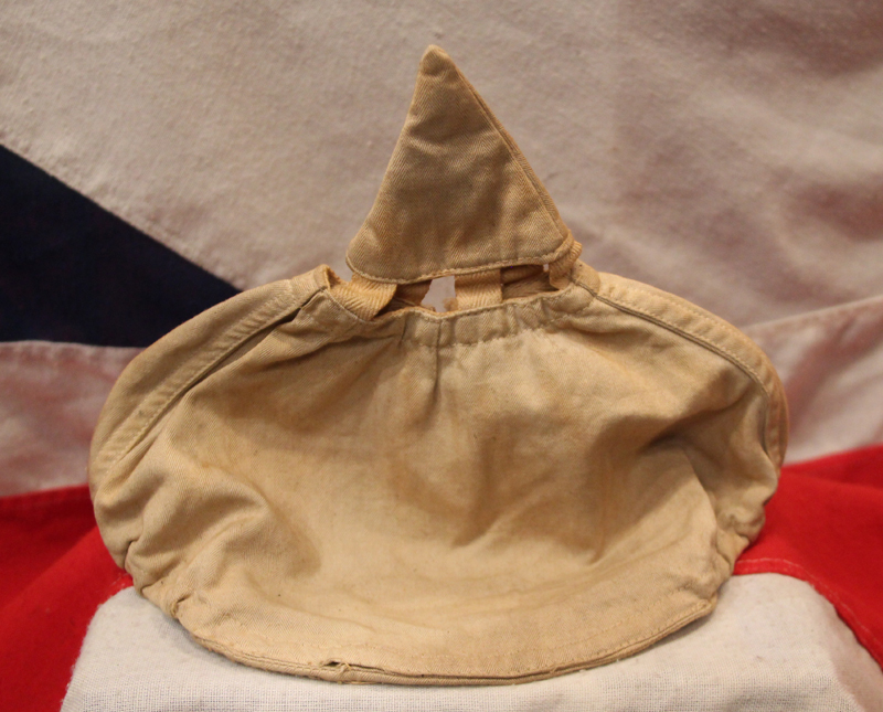 A Scarce Original Imperial German WW1, Elite 'Guards' Regiment Pickelhaub Helmet Cover, In Khaki. An Ideal Addition For a Collector of The Rare Forms of Guards Infantry Pickelhaub