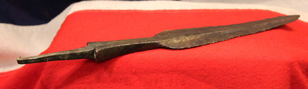 A Long Bronze Age Tanged Spear From the Pre-History Era Of Achilles and Hector & The Legendary Tojan War