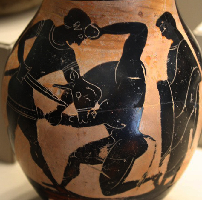 A Simply Stunning Ancient & Historical Era Greek Leaf Shaped Bronze Sword With a Distinctive Blood Channel. From the Most Iconic Period Of Ancient Greek Classical History. Around 3200 Years Old