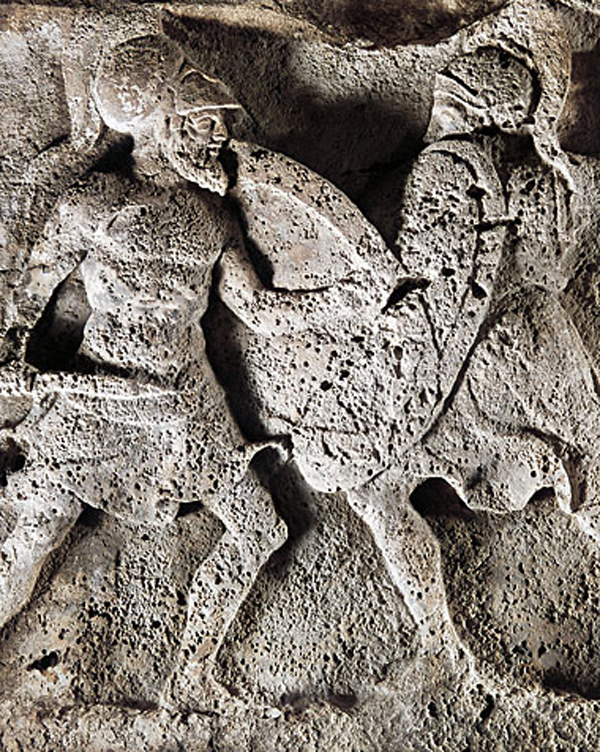 A Simply Stunning Ancient & Historical Era Greek Leaf Shaped Bronze Sword With a Distinctive Blood Channel. From the Most Iconic Period Of Ancient Greek Classical History. Around 3200 Years Old