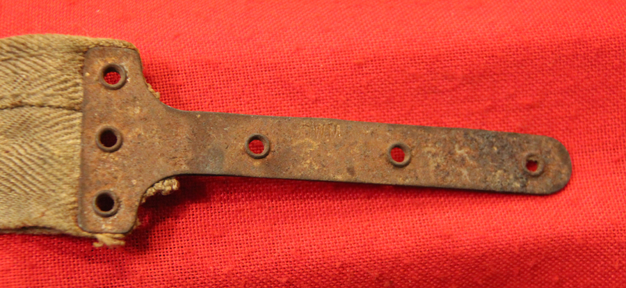 Part of a Superb WW1 Trench Warfare Collection, British and German. A Very Rare German Issue DWM Maxim Machine Gun Flyer's Cartridge Belt. From a Crashed German Fighter