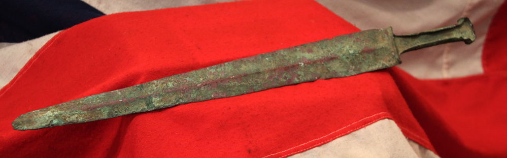 A Wonderful Circa 3000 Year Old Original Sword From the Time of the Ancient Greek 'Heroic Age' Such as The Era of The Seige of Troy and The Trojan War