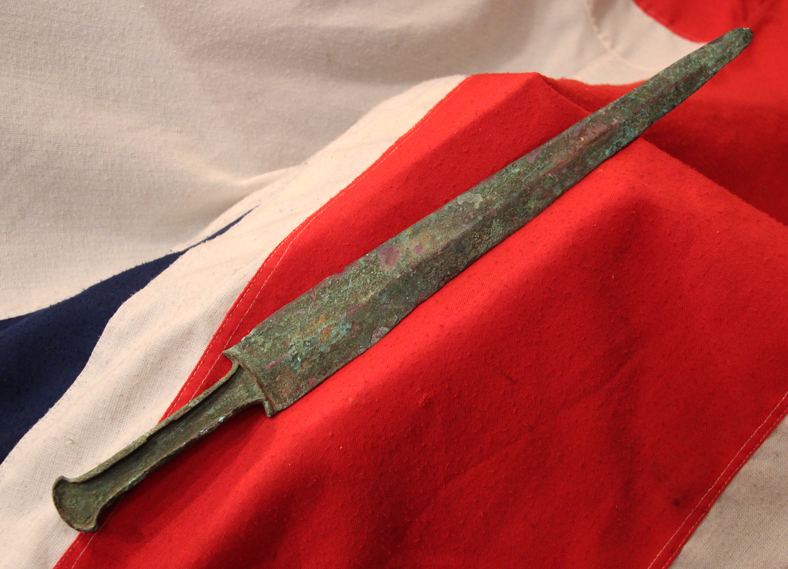 A Wonderful Circa 3000 Year Old Original Sword From the Time of the Ancient Greek 'Heroic Age' Such as The Era of The Seige of Troy and The Trojan War