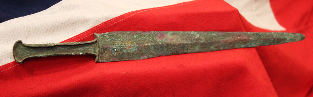 A Wonderful Circa 3000 Year Old Original Sword From the Time of the Ancient Greek 'Heroic Age' Such as The Era of The Seige of Troy and The Trojan War