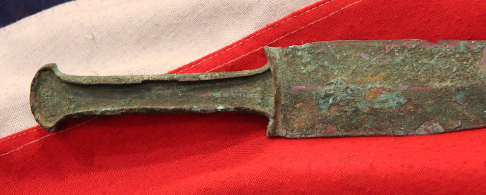 A Wonderful Circa 3000 Year Old Original Sword From the Time of the Ancient Greek 'Heroic Age' Such as The Era of The Seige of Troy and The Trojan War