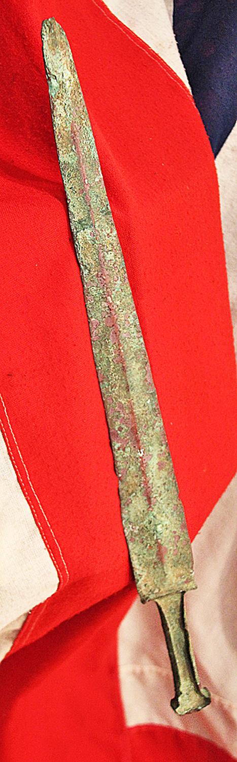 A Wonderful Circa 3000 Year Old Original Sword From the Time of the Ancient Greek 'Heroic Age' Such as The Era of The Seige of Troy and The Trojan War