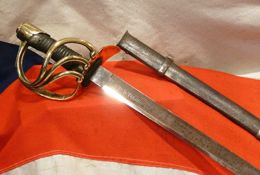 A 19th Century Napoleonic Pattern, Spanish Dragoons, Heavy Cavalry of the Line Sword