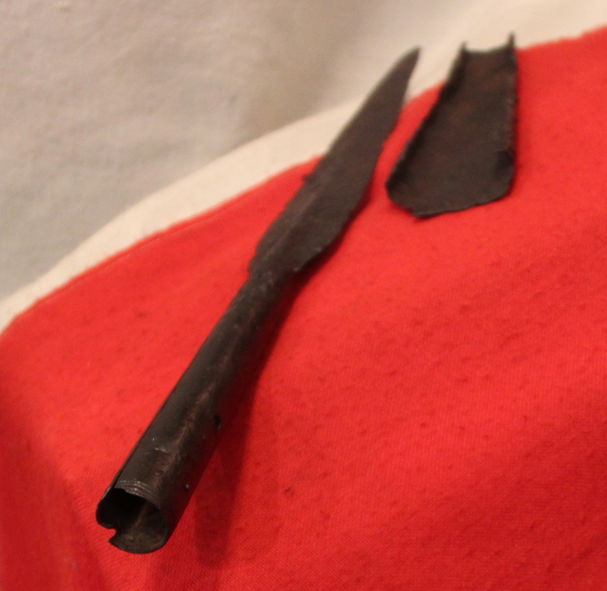 Original & Rare Anglo-Saxon Spear From The Era of King Offa to King Harold, &, What is Remarkable, It Is Complete With It’s Original Scabbard. It Is The Very First Spear From That Era, With It’s Scabbard Still Present, We Have Seen In Over 50 Years