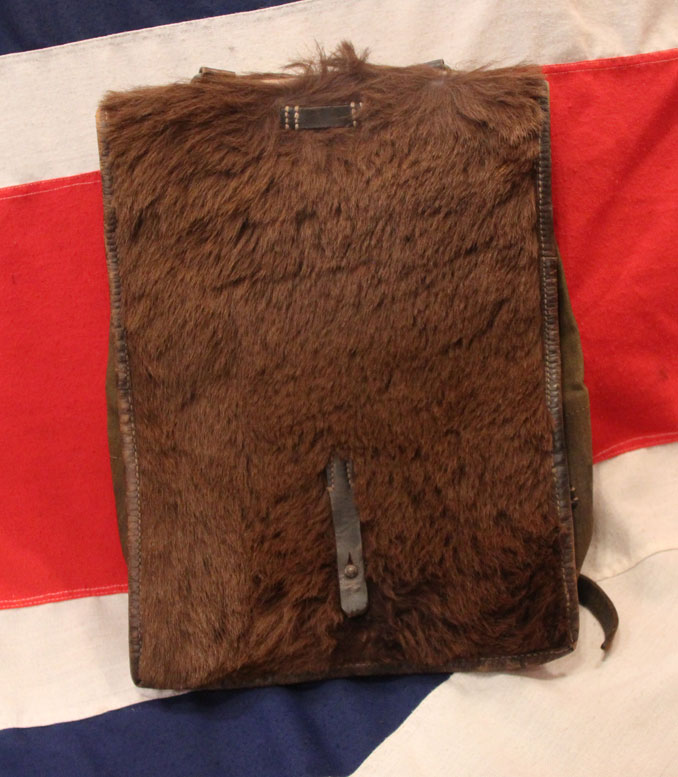 A Very Good WW2 1942 German Infantry Fur Backed Tornistor Back-Pack