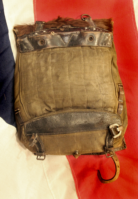 A Very Good WW2 1942 German Infantry Fur Backed Tornistor Back-Pack