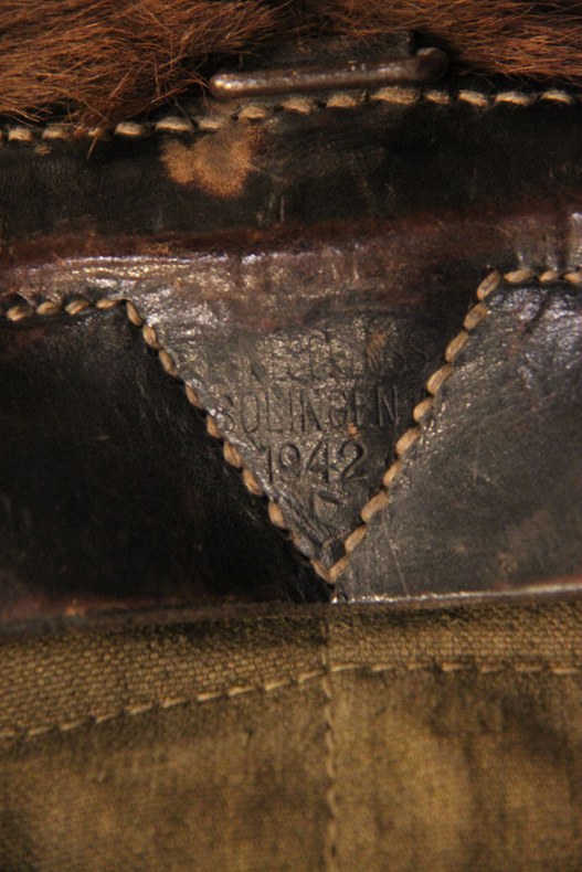 A Very Good WW2 1942 German Infantry Fur Backed Tornistor Back-Pack