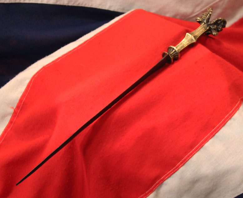 A Truly Exceptional & Rare Original 16th Century Italian Renaissance Sfondagiaco Eared Dagger, Named From The Protruding Twin ‘Ears’ of the Pommel Shaped As Stunning Masked Horned Goats.