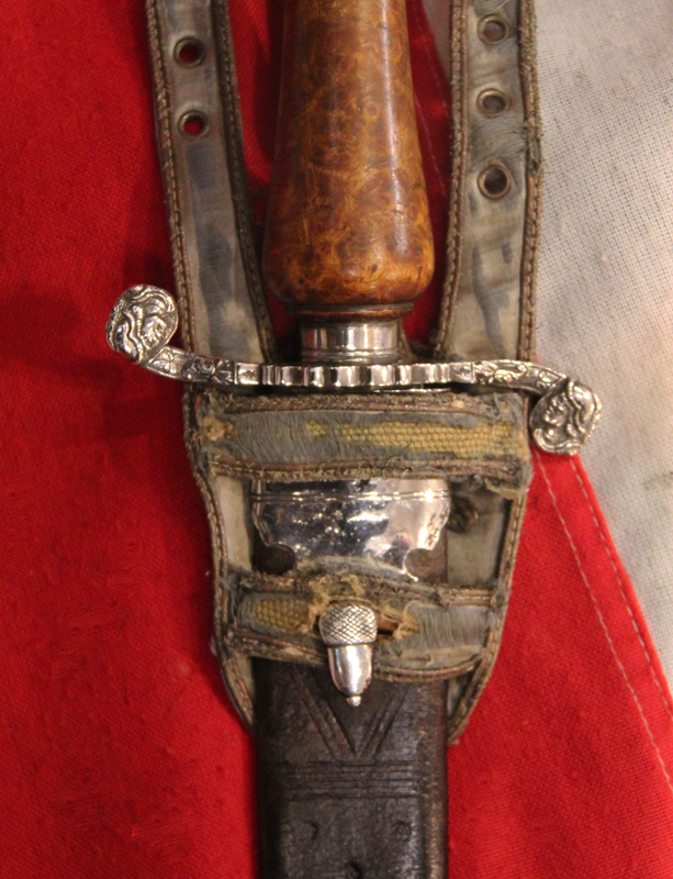 Possibly The Finest 17th Cent. French Royal Silver Hunting Short Sword, With Original, Incredibly Rare Scabbard & Belt Mount, From a Royal Collection. With The Rarest Bayonne Form Hilt. Likely Used By The King & His Court For the King’s Boar or Stag Hunt