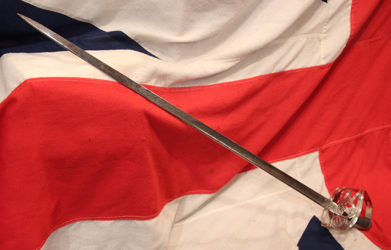 Stunning & Very Rare Kings Royal Rifles Corps Officer's 'Battle Honour Blade' Presentation, Combined Combat and Dress Sword