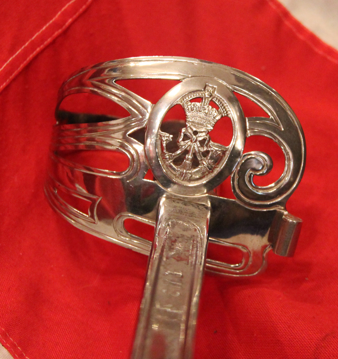 Stunning & Very Rare Kings Royal Rifles Corps Officer's 'Battle Honour Blade' Presentation, Combined Combat and Dress Sword