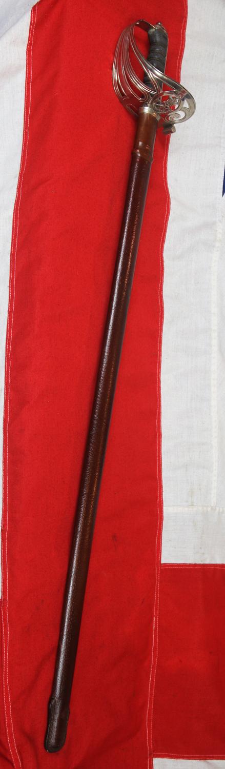 Stunning & Very Rare Kings Royal Rifles Corps Officer's 'Battle Honour Blade' Presentation, Combined Combat and Dress Sword