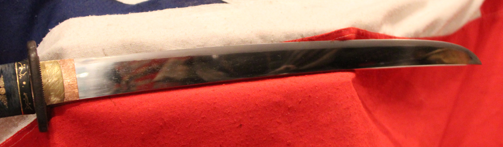 Huge & Impressively Bladed 400 Year Old Samurai Tanto Signed Omi Kami Minamoto Kagehiro. Shinto Period From The Province of Settsu