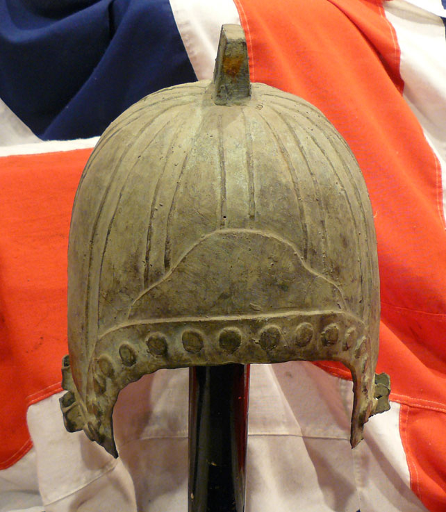 Historismus Chinese Bronze Helmet, Ancient C.400bc Warring States Era Style