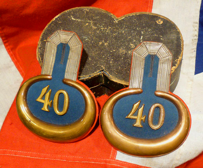 A Very Fine Pair of Cased WW1 Great War Imperial German Epaulettes