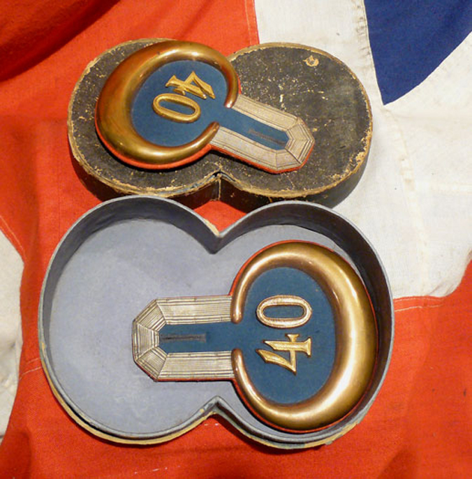 A Very Fine Pair of Cased WW1 Great War Imperial German Epaulettes