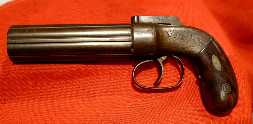 A Very Good American Allen and Thurber Pepperbox Revolver Circa 1840