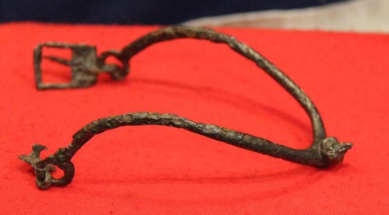 A 1200’s Old Knight's Prick Spur, Still With Buckle From The IInd Baron’s War of Henry IIIrd and Earl Simon de Montfort