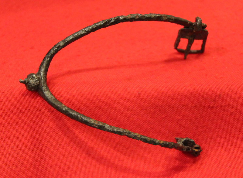 A 1200’s Old Knight's Prick Spur, Still With Buckle From The IInd Baron’s War of Henry IIIrd and Earl Simon de Montfort