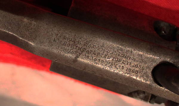 A Most Scarce and Superb US Civil War, Savage North, Navy .36cal Revolver With Hand Carved “Trophy Cuts’. Most Likely Created By the Original Combatant, Issued to Either the Wisconsin, Missouri or Kansas Cavalry Regiments