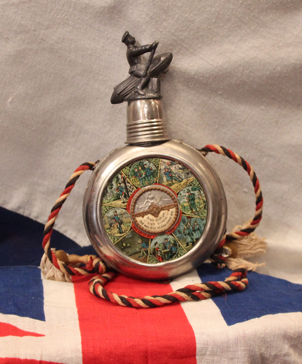 A Most Decorative Imperial German WW1 Soldiers Zeppelin Flask
