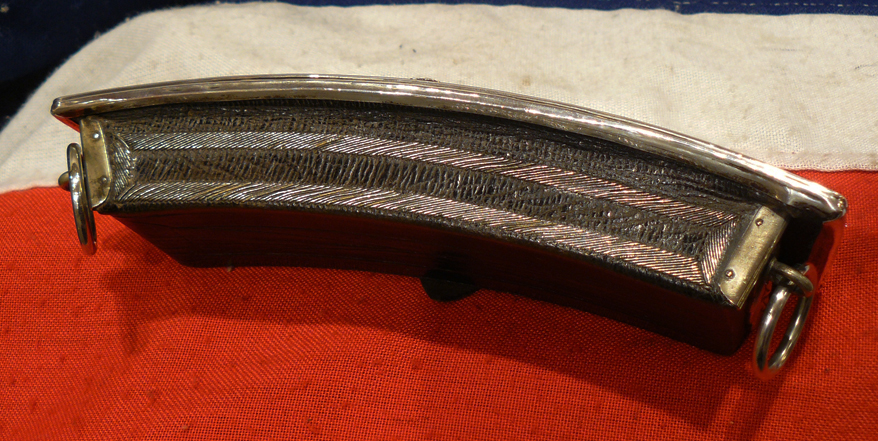 A Stunning Indian Mutiny Period Elite 2nd Dragoon Guards Officer's Silver Pouch