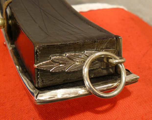 A Stunning Indian Mutiny Period Elite 2nd Dragoon Guards Officer's Silver Pouch