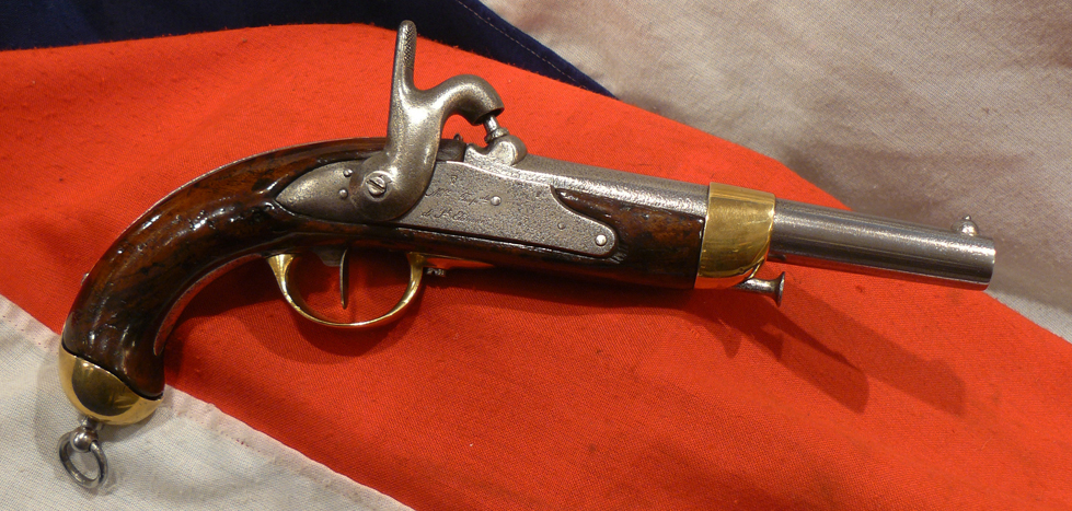 A Very Good M.1822 imperial French, Crimean War Period Cuirassier's Pistol Manufactured at the Imperial Arsenal at St Etienne.