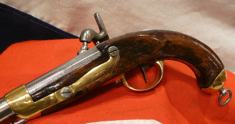 A Very Good M.1822 imperial French, Crimean War Period Cuirassier's Pistol Manufactured at the Imperial Arsenal at St Etienne.