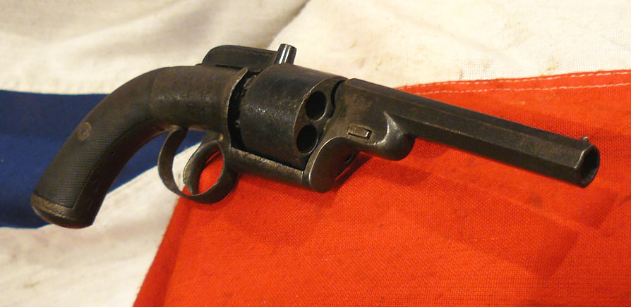 A Scarce English Transitional Revolver Circa 1840 By Cook of London