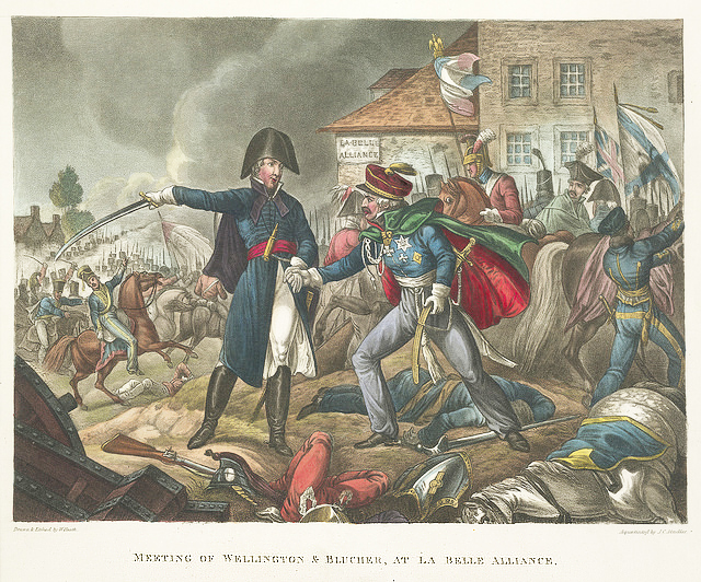 Most Rare, Original Pair of Napoleonic War Period Issued Medals, The Prussian & Bavarian Battle of Waterloo & Battle of Leipzig, One Made From Captured Cannon, Just as The British Victoria Cross Was Made From Captured Russian Cannon.