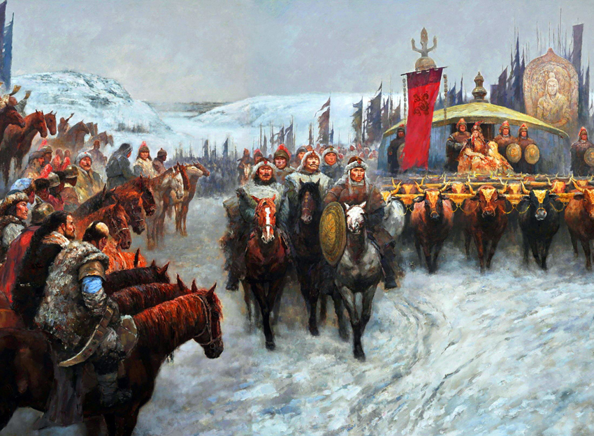 Ancient Chinese Pottery Figure of a Xianbei Warrior Around 1500 Years Old. A Stunning Ancient Chinese Antiquity That is A Beautiful, Historical Work of Art From Ancient China