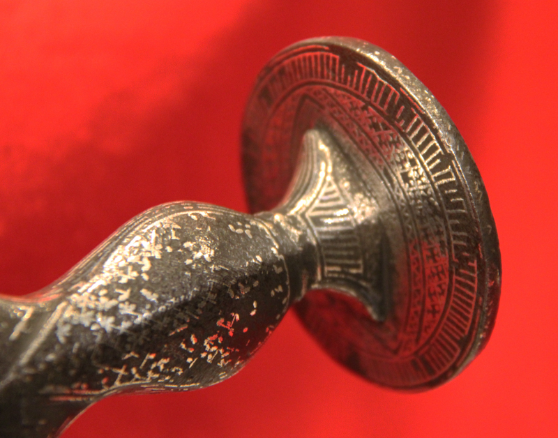 A Stunningly Beautiful and Superb Ghurka’s Antique Koftgari Decorated Silver Hilted Kora