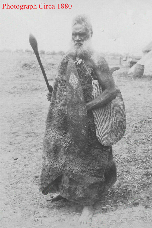 A Most Scarce Antique Australian Aboriginal Throwing Club, Carved Head