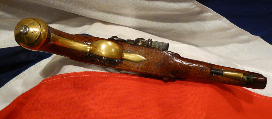 A Stunning King George IIIrd 1756 Pattern Light Dragoon Flintlock Pistol, 19th & 25th Light Dragoons, Part of The East India Company Cavalry Contingent Combating the ‘Tiger of Mysore’ Tipu Sultan