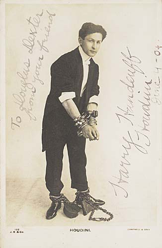 Most Rare 1920's Artefacts, of Houdini's Great Friend, of Early 20th Century Stage Magicians. The Magician's Club of London, Founded by Harry Houdini, Gold Medal Mounted Badge, & A Magic Circle Gold Medal