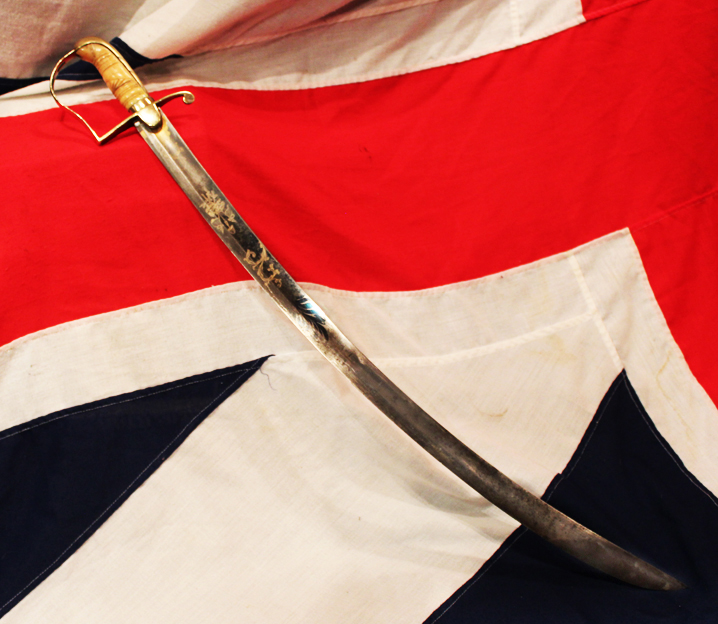 A Stunning Officers Sabre Used in The War of 1812 Blue & Gilt American Dragoon/Artillery Sabre, Pattern of 1796