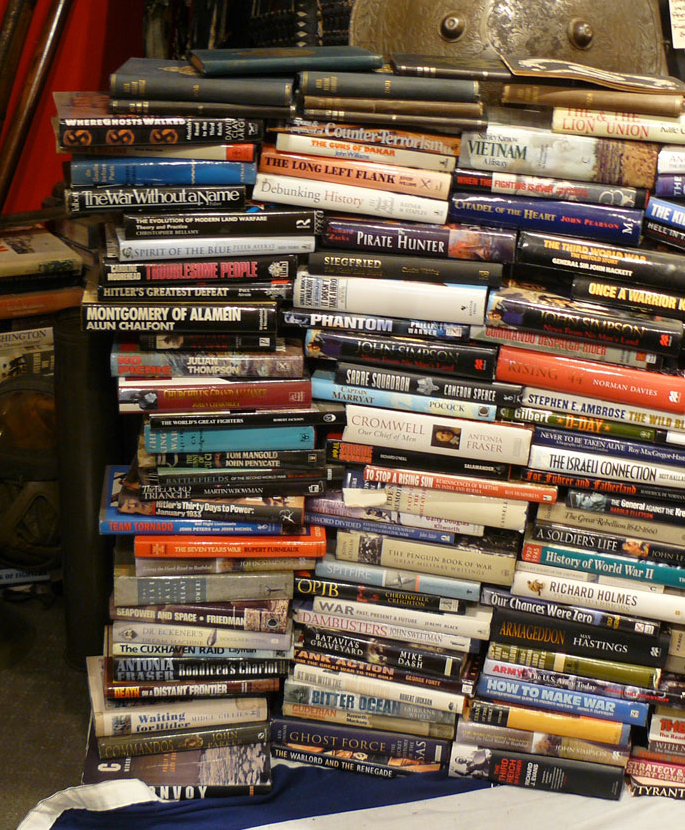 The Lanes Armoury & Bookshop. Military Based Books, Historical, Biographical, Reference, & Fictional. From Ancient to Modern 1st Editions & Autographed. We Are Now The Last, Original, Antique Bookshop in Brighton.